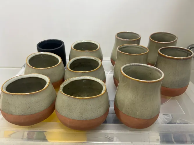 Vasos de cerâmica