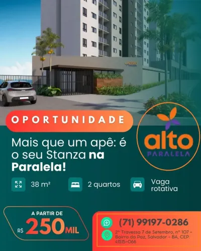 Excelente Apartamento com 2 quartos - Minha Casa Minha Vida, NA PARALELA