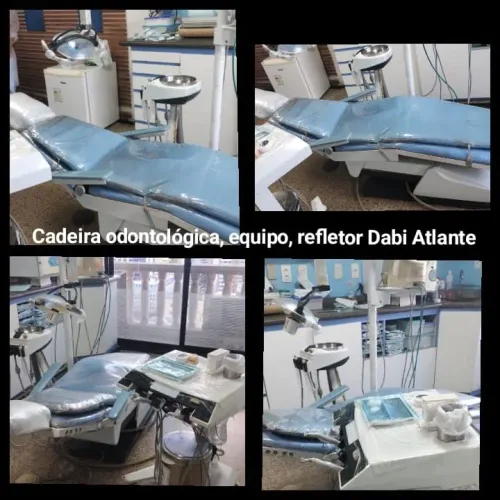 Cadeira odontológica e outros equipamentos