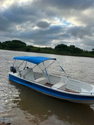 Lancha motor 40 Hp 2 tempos