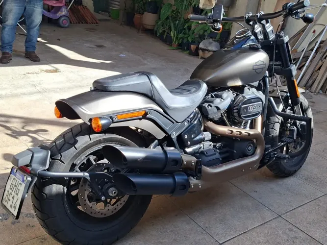 Harley Davidson Fat Bob 2020. Apenas 4.000km