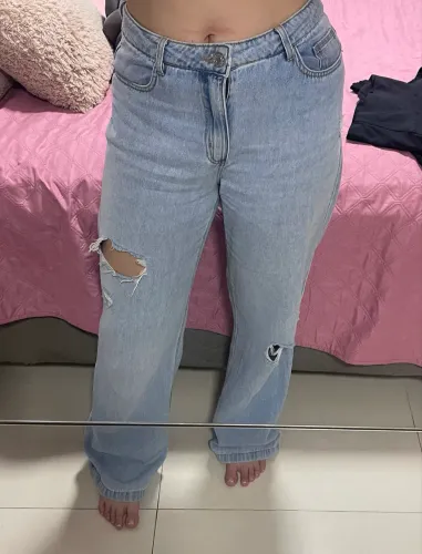 Calça jeans Wide Leg TAM 40