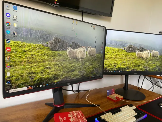 MONITOR Gamer AOC 27 Polegadas 144Hz E ACE 23.8 Polegadas 