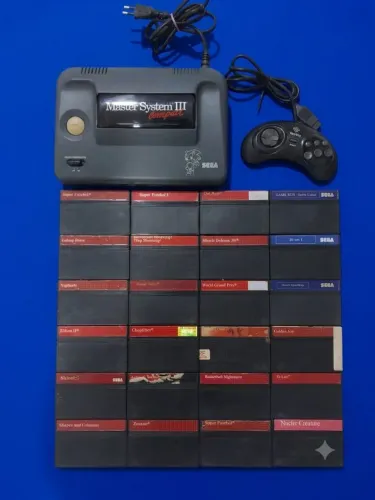 LOTE MASTER SYSTEM E 24 CARTUCHOS