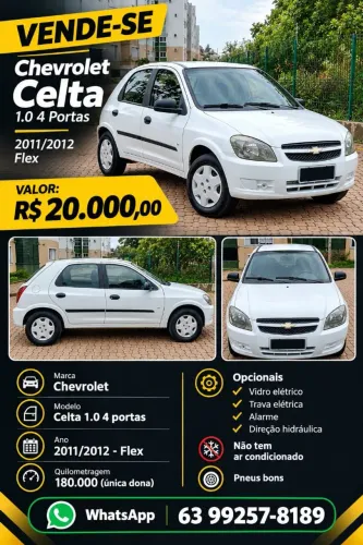 Chevrolet Celta Life/ LS 1.0 MPFI 8V Flexpower 5P 2012