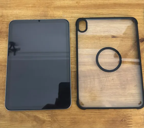 iPad mini 7 128gb Cinza Espacial + Case