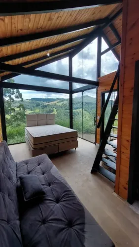 Chalé em Alfredo Wagner - 3 minutos da BR-282 