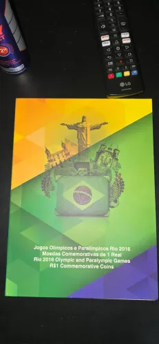 Álbum olimpiadas 2016 completo(com a bandeira)