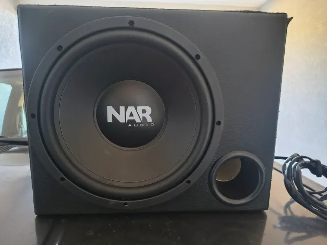 Subwoofer 12" NAR com caixa dutada (Graves profudos com extrema qualidade!)