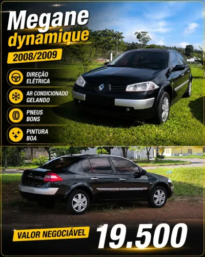 Renault Megane Sedan Dynamique Hi-flex 1.6 16V 2009