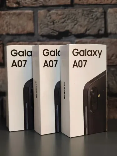 GALAXY A07 256GB + 8RAM preto/verde/violeta FAZEMOS ENTREGAS NOVO 1 ANO DE GARANTIA