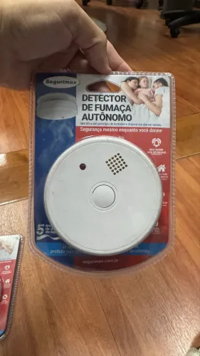 Detector De Fumaça Autônomo Sem Fio Alarme Bateria Segurimax