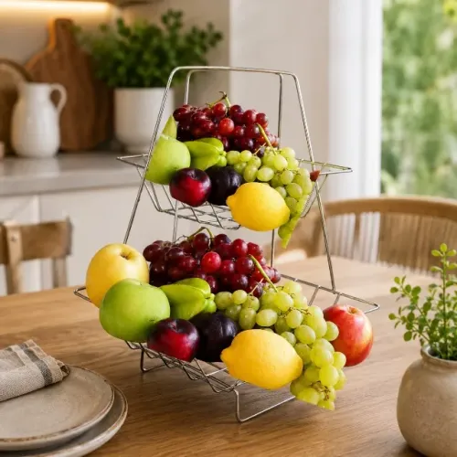 FRUTEIRA DE MESA DUPLA