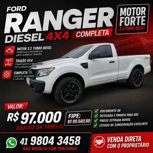 Ford Ranger XLS 3.2 20V 4X4 CS Diesel 2015