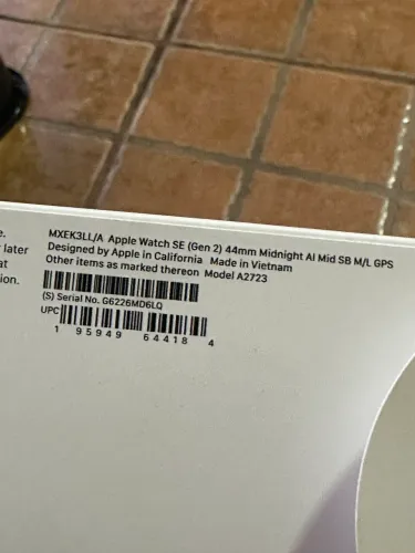 Apple Watch SE 2a geração 44 mm 