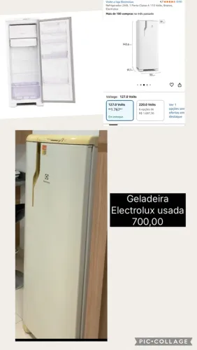 Geladeira eletrolux