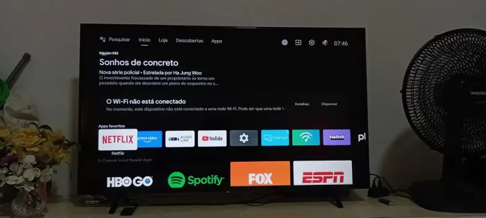 Smart TV Panasonic 50" 4K LED Android TV (Modelo TC-50HX550B) - Impecável