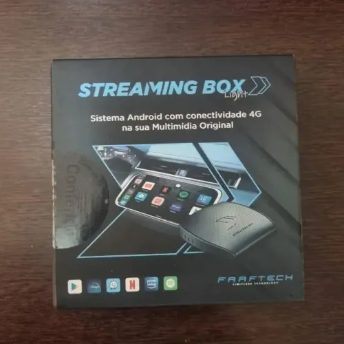 Streaming Box Light 3gb Ram 32GB Desbloqueio Multimídia Apps Carplay - Faaftech 100% NOVO
