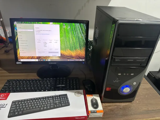 Computador i3 terceira geração tela 19 led para empresas loja com garantia e entrega