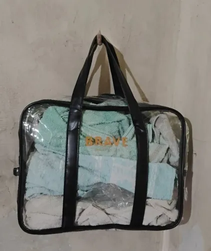 Bolsa transparente grande novo
