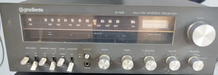 Receiver Gradiente S-125 AM/FM STEREO