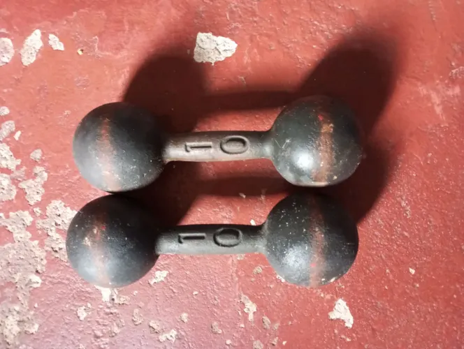 Vendo Par de halteres de 10 kg