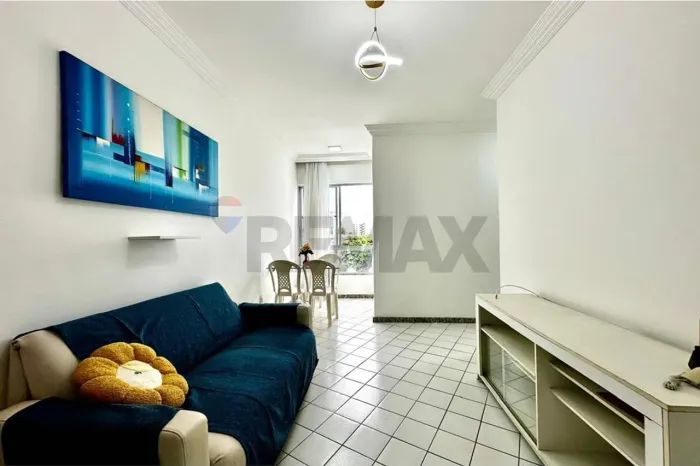 APARTAMENTO MOBILIADO - 1/4 VISTA MAR - ELEVADOR E GARAGEM PARA ALUGAR NO RIO VERMELHO