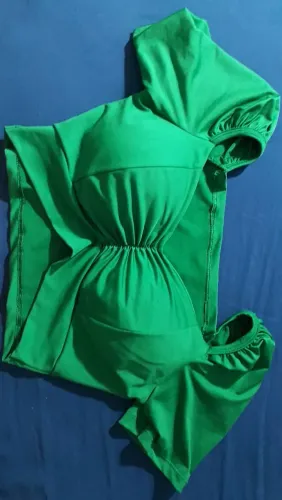 Cropped verde com bojo