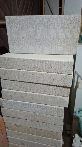 Lote 63 Blocos Concreto Celular 60x30x10cm - Saldo de Obra 