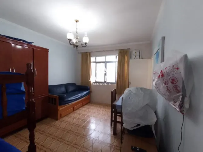 Canto do Forte - R$ 235 Mil - KITÃO c/ Garagem - FRENTE ao MAR - Praia Grande/SP