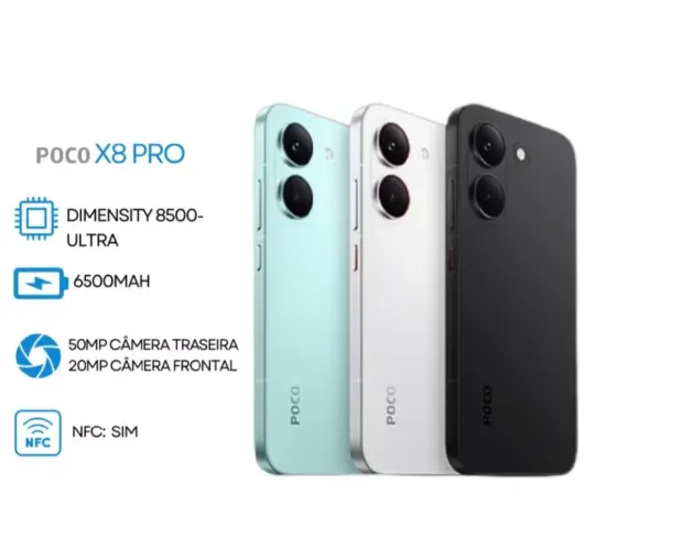 Celular x8 pro 256/512gb NFC 5G .lacrados entrega