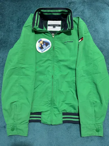 Jaqueta Tommy verde de listra