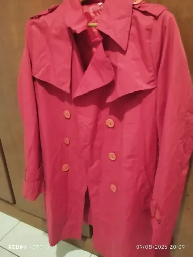 Sobretudo Vermelho Tamanho M