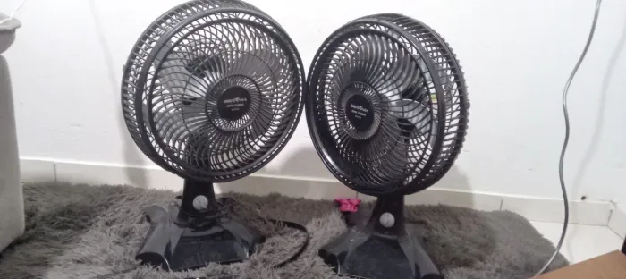 2 ventilador e 1 Aquecedor