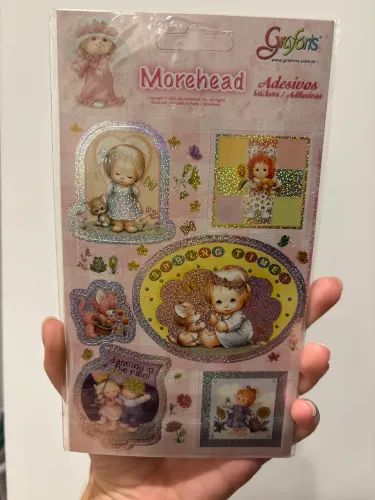 cartela de adesivos morehead grafon's
