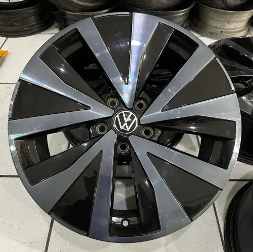 Jg Roda Vw Taos Aro 18 furacao 5x112 Verniz fume