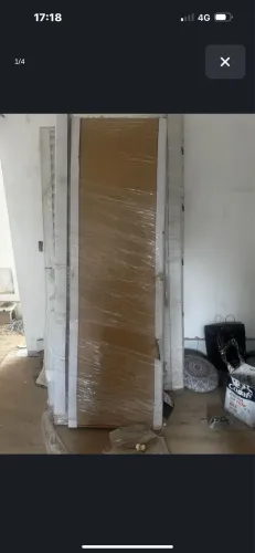 Kit Portas de madeira nova de 80 cm, esquerda, marca Artens