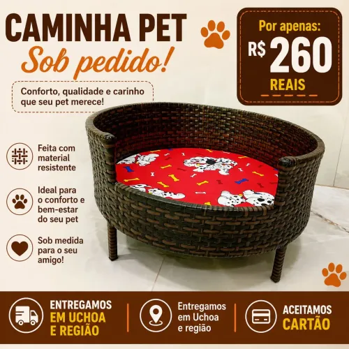 Cadeira pet artesanal