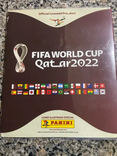 Álbum copa 2022 capa mole
