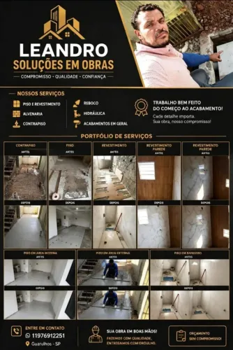 Pedreiro Profissional - Reformas e Construção em Geral