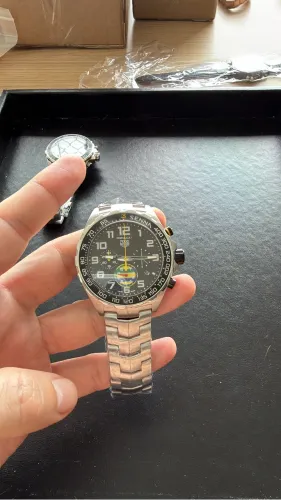 Relogio Tag Heuer senna - Prem AAA+ - Safira - Aço 904l