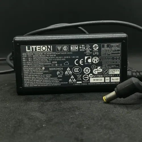 Fonte Carregador Notebook LiteOn 19V 3.42A 65W - Plug 5.5x2.5mm