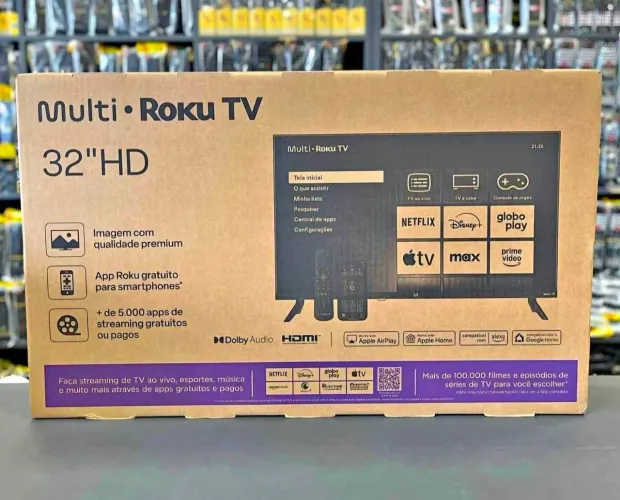 Promoção TV Roku Multi 32 Polegadas HD