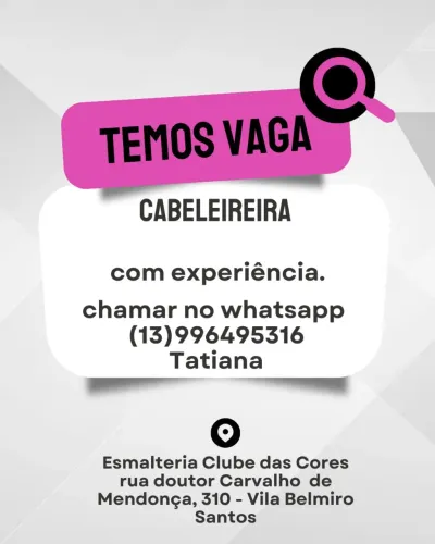 Precisa - se de Cabeleireira