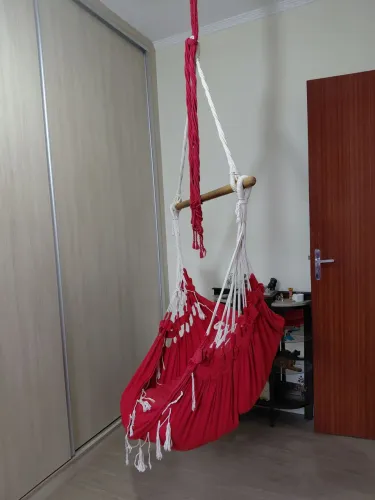 Rede de Balanço de Cadeira com duas Almofadas