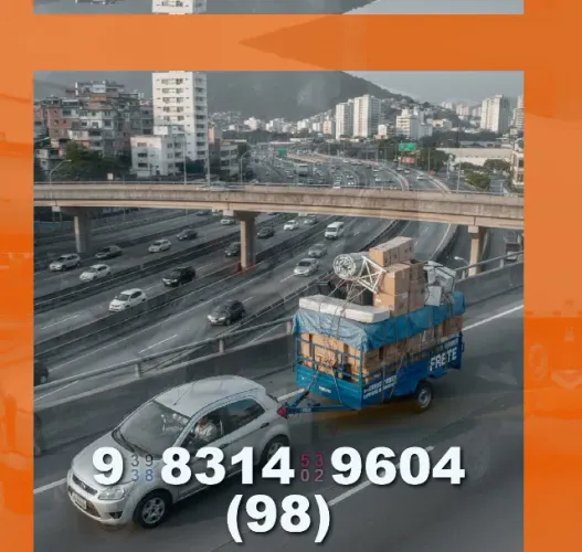 Frete Barato! Agende já seu transporte rápido e seguro, estamos disponíveis!