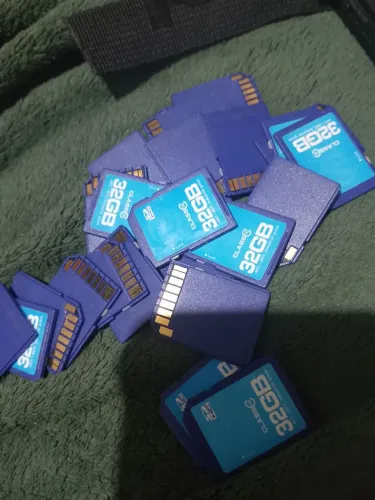 Cartão de memória 32GB tipo azul SDCH 24 unidades