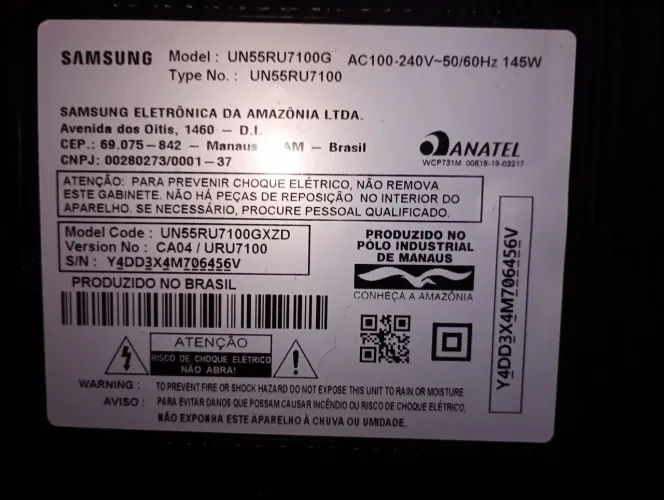 Tv Samsun 55 polegadas