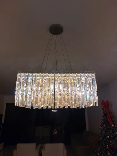 LUSTRE DE CRISTAL ÂMBAR 