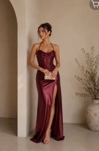 Vestido Festa Marsala tam. M